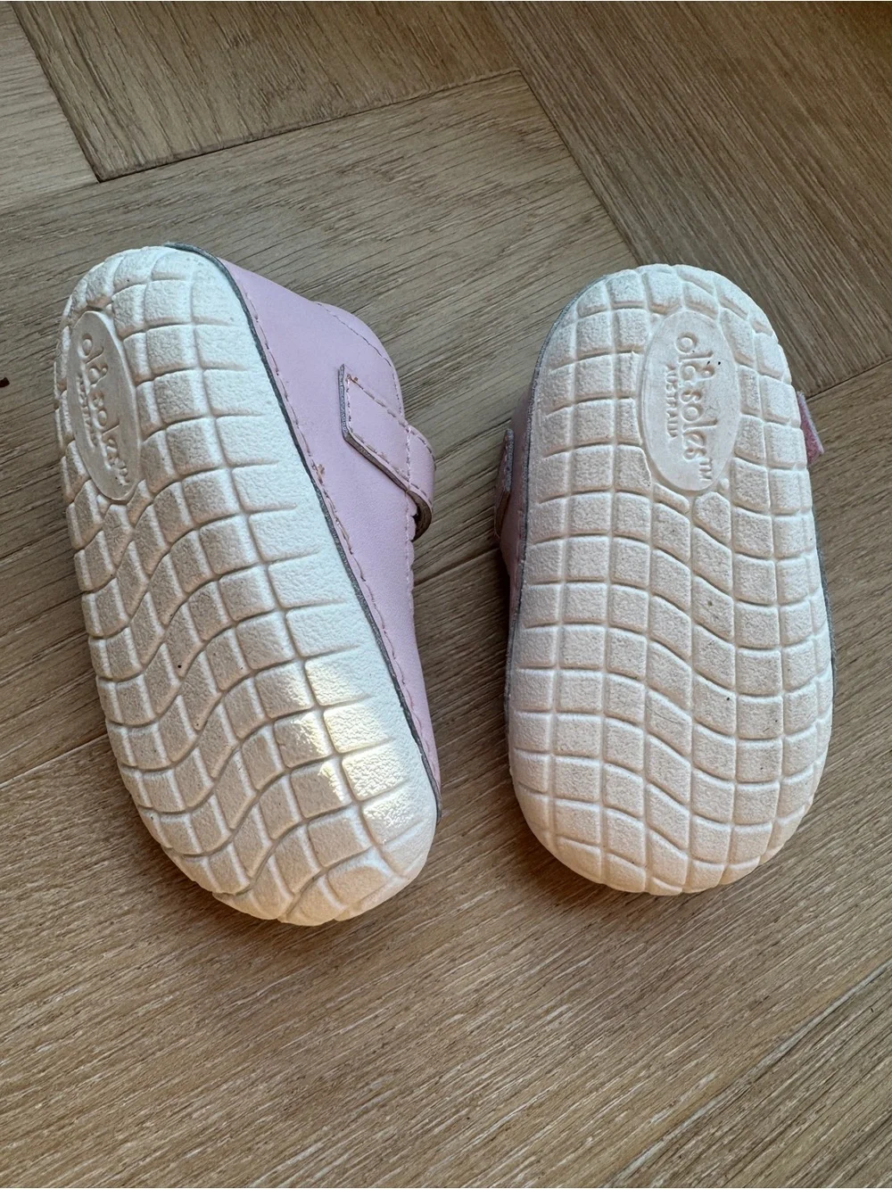 Old Soles Pastel Pink Leather Mary Jane Shoes